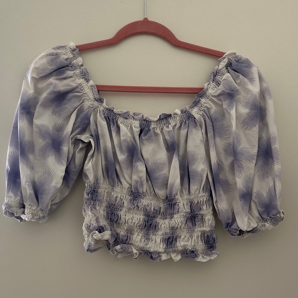 Levi's Purple Floral Women's Blouse